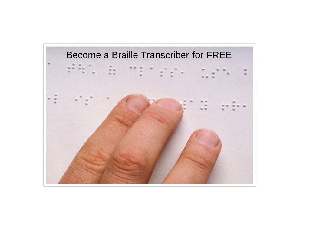 free braille transcription course